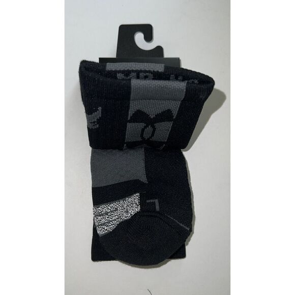 Under Armour 1375676 001 Medium Mens 7-8.5 Project Rock Playmaker Mid-Crew Socks - Picture 4 of 6